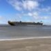 Tug and Barge Ground in High Winds Off Galveston, Texas