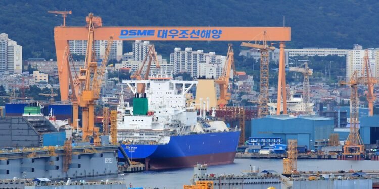 DSME shipyard