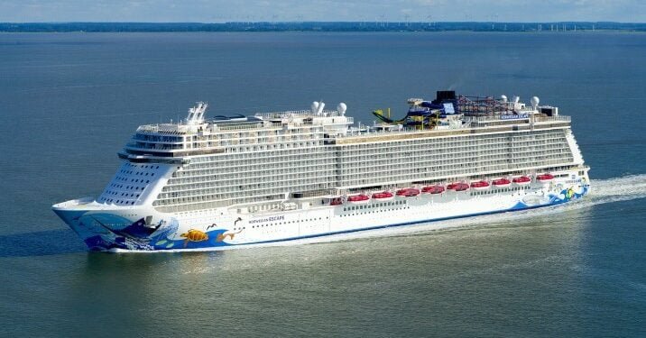 Norwegian Cruise Line Takes Delivery of New Flagship