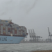 Raw Video: Triple-E Maersk Mc-Kinney Moller Arrives in Gale Force Winds