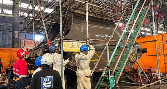Work under way on WindWings tilt table mechanism.