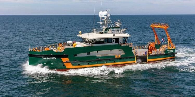 N-Sea Charters Geo Plus' Survey and ROV Support Vessel