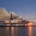 NTSB identifies reason behind $1.5 million steamboat Natchez hearth Steamboat Natchez on fire