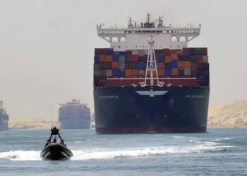 First Cargo Ships Take Trial-Run Through New Suez Canal