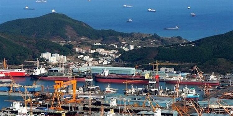 DSME shipyard