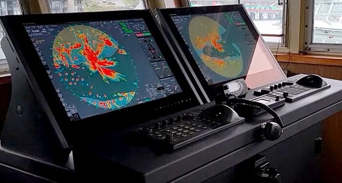 WSF ferry has Furuno chart radars