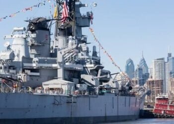 Famed Battleship USS New Jersey Gets Under Way for Rare Shipyard Period