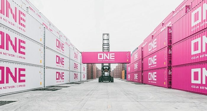ONE (Ocean Network Express) containers