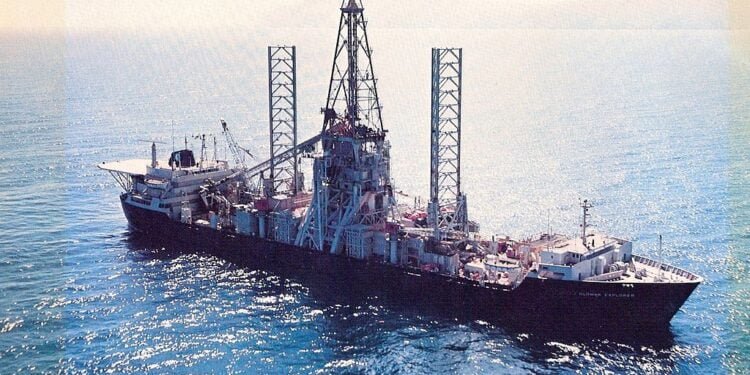 Drillship Built as CIA Spy Ship to Raise Soviet Sub Falls Victim to Oil Crash