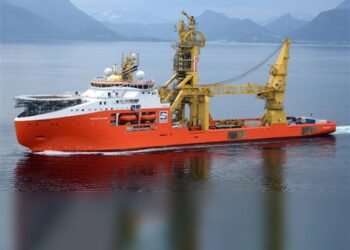 The Normand Maximus is the largest vessel in the Solstad Offshore fleet