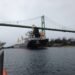 Grounded Bulk Carrier Stopping Traffic on St. Lawrence River