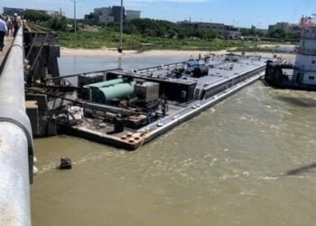 Video: Barge Hits Bridge Linking Galveston to Texas A&M Maritime Academy