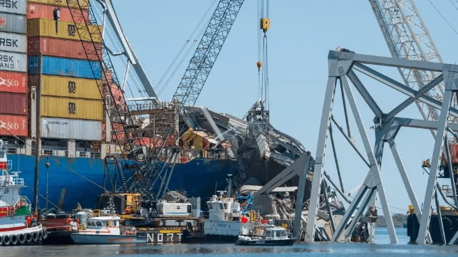 Salvors May Remove Baltimore Container Ship in Less Than Two Weeks