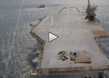 Ex-USS Ranger Has Seen Better Days – Drone Video