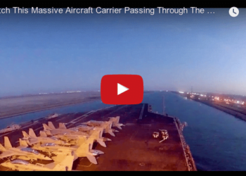 Video: USS Theodore Roosevelt Suez Canal Time Lapse