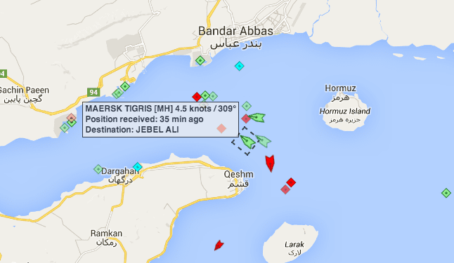 Maersk Ship Seized by Iranian Forces in Strait of Hormuz