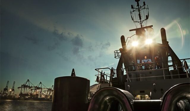 tugboat bulldog caterpillar