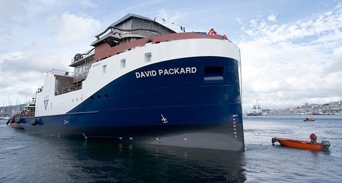 VIDEO: Freire launches new MBARI flagship analysis vessel New MBARI research vessel