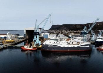 Ulstein Verft Launches CSOV Olympic Boreas