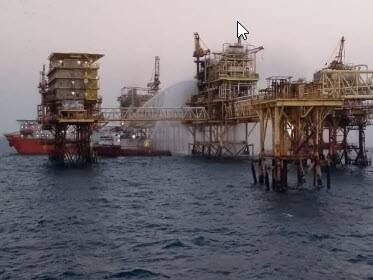 Nine Injured in Pemex Platform Fire