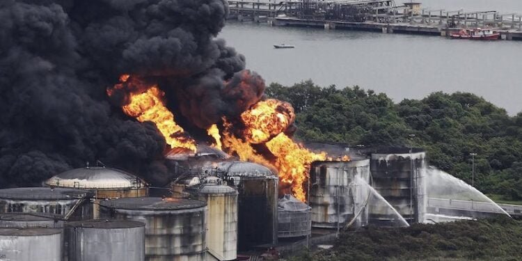 Santos Suspends Ultracargo Fuel Operations After Week-Long Fire
