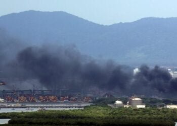 santos port fire
