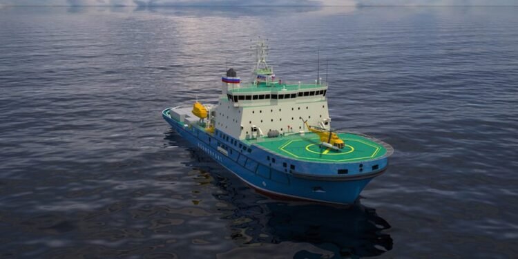 Arctech Helsinki Shipyard Launches Russian Icebreaker