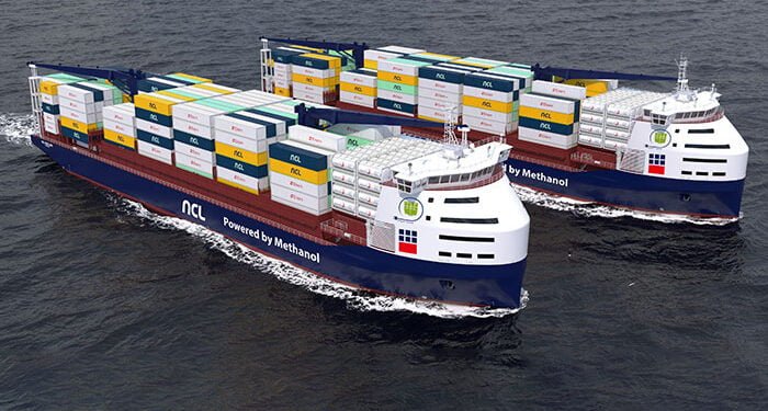 methanol fueled containerships