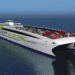 hybrid electric RoPax ferry