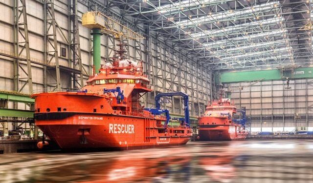 icebreaking support vessels nordic yards