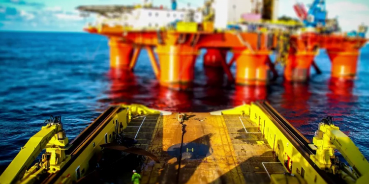 Big Boy Toys: AHTS Anchor Handling Ops Tilt-Shift Timelapse