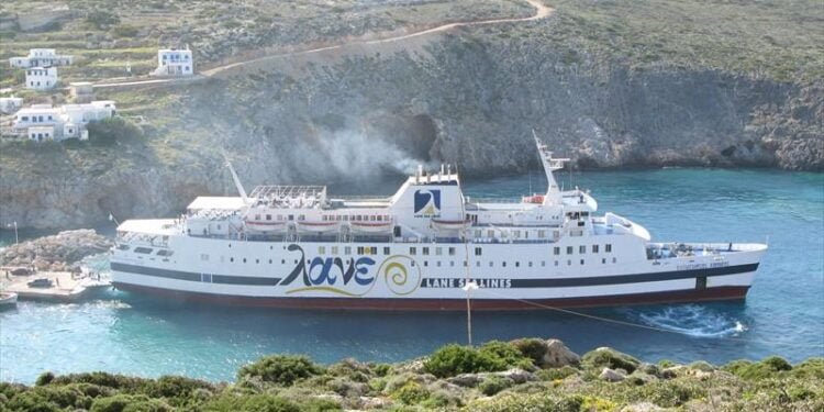 Grounded Greek Ferry Still Stranded
