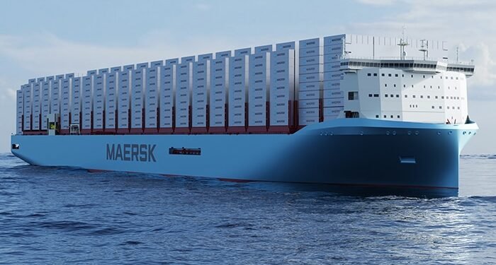 methanol fueled containership