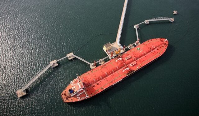 crude oil import terminal vlcc tanker china