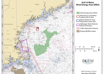 BOEM Finalizes Wind Energy Area in the Gulf of Maine