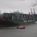 ‘CSCL Globe’ Calls at Port of Hamburg [VIDEO]