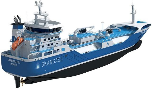 skangass lng bunkering vessel