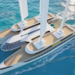YSA Design Unveils Sail Powered Cruise Ship Catamaran YSA Design Unveils Sail Powered Cruise Ship Catamaran