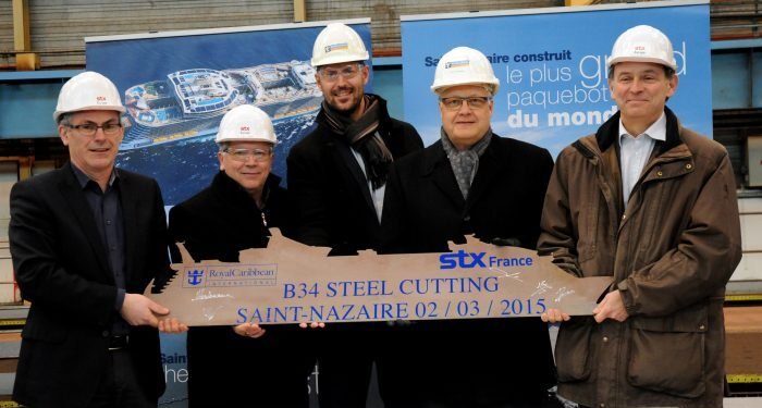 Steel Cut on Fourth Oasis-Class Cruise Ship