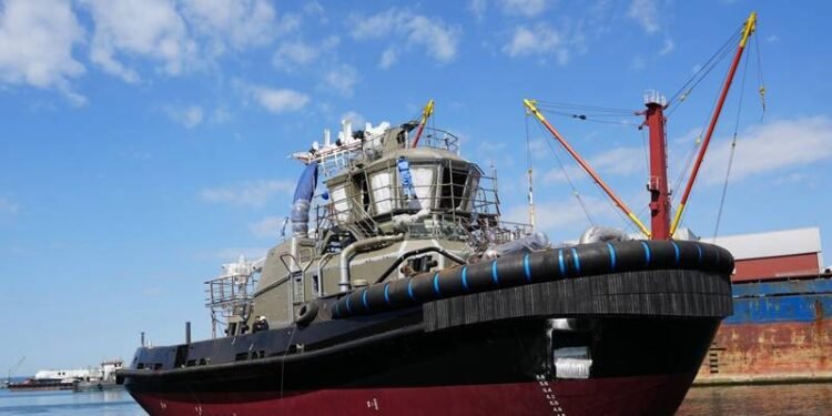 Sanmar Launches New Tug for Rimorchiatori Laziali