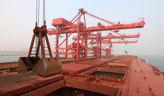 iron ore loading